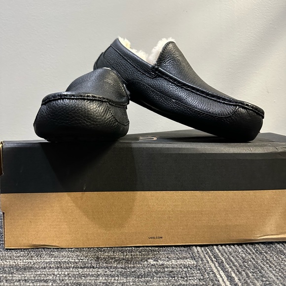 UGG Shoes Ugg Mens Ascot Leather Slipper Nwt Poshmark